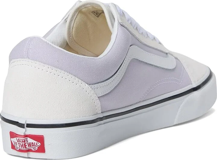Vans Old Skool Athletic Shoes 2-Tone Lilac Mist : Men's 9.5 - Women's 11 Medium, Canvas/Suede - Image 4
