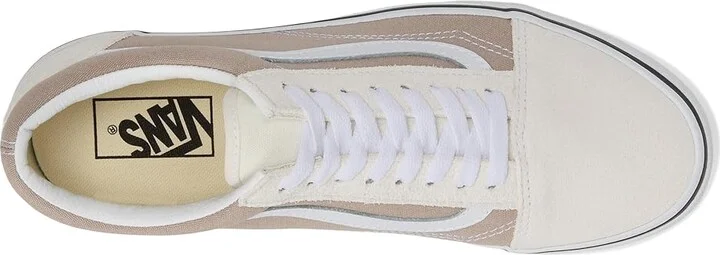 Vans Old Skool Athletic Shoes 2-Tone Mushroom : Men's 7.5 - Women's 9 Medium, Canvas/Suede - Image 2