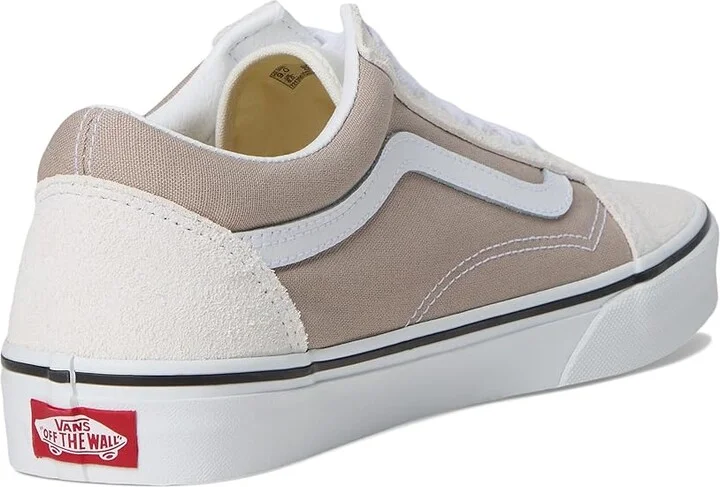 Vans Old Skool Athletic Shoes 2-Tone Mushroom : Men's 7.5 - Women's 9 Medium, Canvas/Suede - Image 4