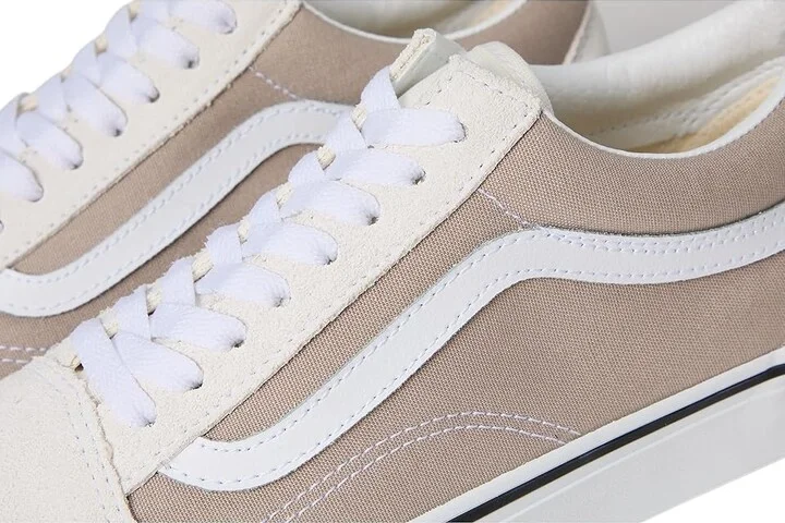 Vans Old Skool Athletic Shoes 2-Tone Mushroom : Men's 7.5 - Women's 9 Medium, Canvas/Suede - Image 7