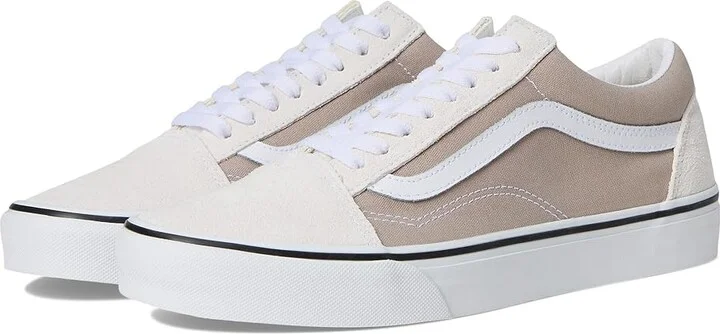 Vans Old Skool Athletic Shoes 2-Tone Mushroom : Men's 7.5 - Women's 9 Medium, Canvas/Suede