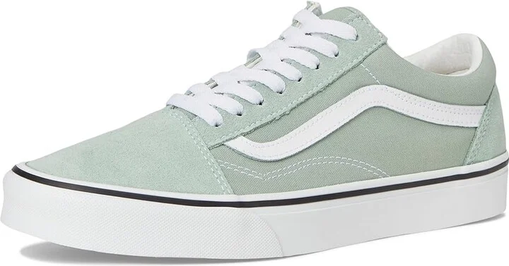 Vans Old Skool Athletic Shoes Color Theory Gray Olive : Men's 11.5 - Women's 13 Medium, Canvas/Leather/Suede - Image 5