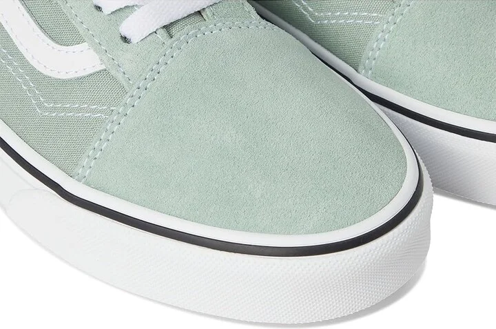 Vans Old Skool Athletic Shoes Color Theory Gray Olive : Men's 11.5 - Women's 13 Medium, Canvas/Leather/Suede - Image 7