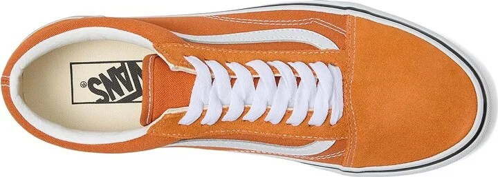 Vans Old Skool Athletic Shoes Color Theory Marmalade : Men's 7 - Women's 8.5 Medium, Canvas/Suede - Image 2