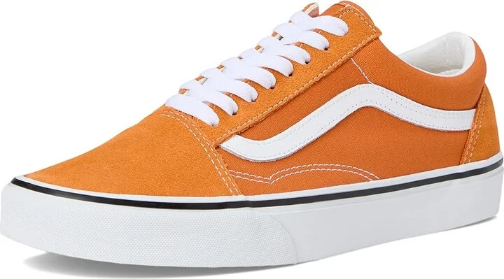 Vans Old Skool Athletic Shoes Color Theory Marmalade : Men's 7 - Women's 8.5 Medium, Canvas/Suede - Image 5