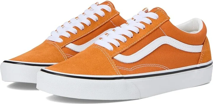 Vans Old Skool Athletic Shoes Color Theory Marmalade : Men's 7 - Women's 8.5 Medium, Canvas/Suede