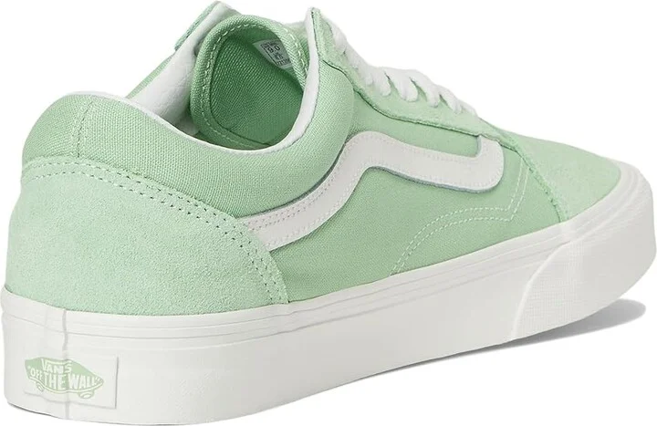 Vans Old Skool Athletic Shoes Pastel Cacti Green : Men's 4 - Women's 5.5 Medium, Canvas/Leather/Suede - Image 4