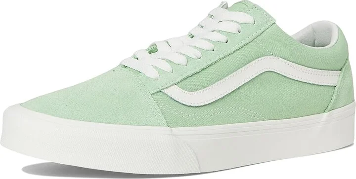 Vans Old Skool Athletic Shoes Pastel Cacti Green : Men's 4 - Women's 5.5 Medium, Canvas/Leather/Suede - Image 5