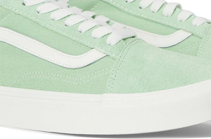 Vans Old Skool Athletic Shoes Pastel Cacti Green : Men's 4 - Women's 5.5 Medium, Canvas/Leather/Suede - Image 7