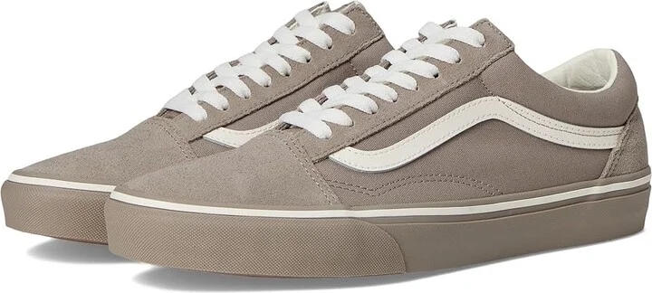 Vans Old Skool Athletic Shoes Pop Gray : Men's 6 - Women's 7.5 Medium, Canvas/Suede