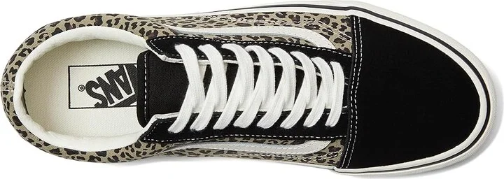 Vans Old Skool Lace-up Boots Black/Leopard : Men's 3.5 - Women's 5 Medium, Canvas/Suede - Image 2