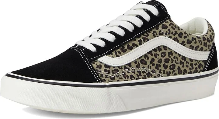 Vans Old Skool Lace-up Boots Black/Leopard : Men's 3.5 - Women's 5 Medium, Canvas/Suede - Image 5