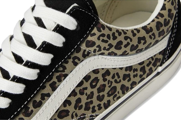 Vans Old Skool Lace-up Boots Black/Leopard : Men's 3.5 - Women's 5 Medium, Canvas/Suede - Image 7