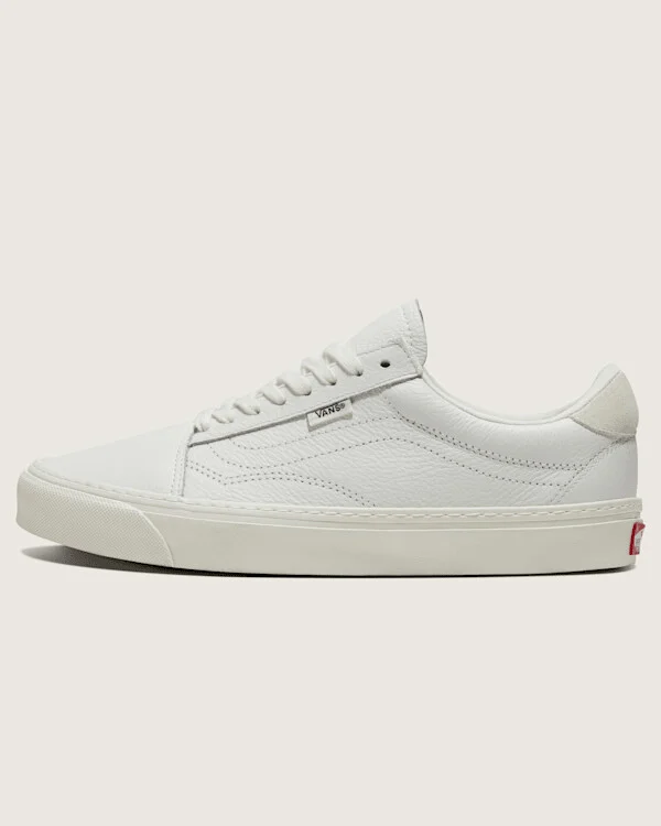 Vans Old Skool Lux Shoes (White) - 4.5 Boys / 6.0 Women
