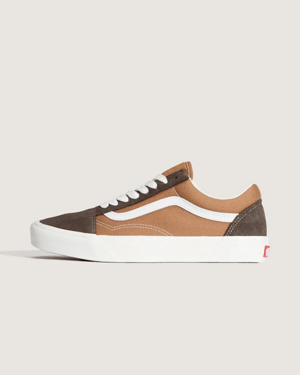 Vans Old Skool Shoes (Brown / Black) - 3.5 Boys 5.0 Women