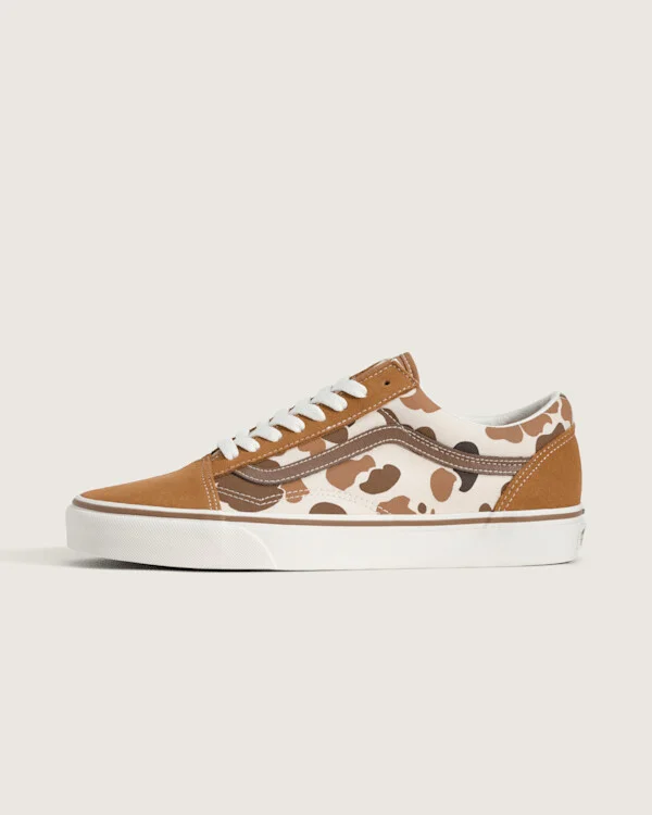 Vans Old Skool Shoes (Camo Brown) - 3.5 Boys / 5.0 Women