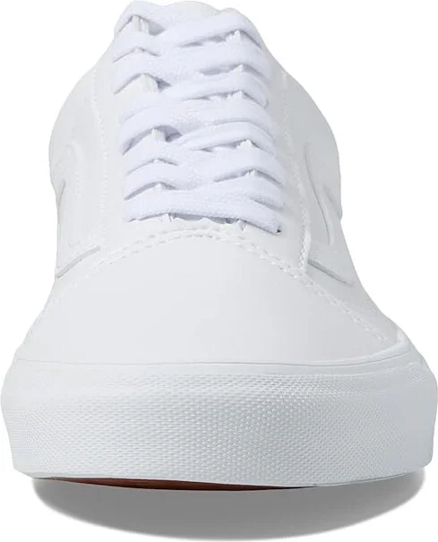 Vans Old Skool Shoes (Classic Tumble) True White : Men's 3.5 - Women's 5 Medium, Canvas/Rubber/Suede - Image 6
