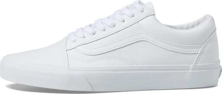 Vans Old Skool Shoes (Classic Tumble) True White : Men's 3.5 - Women's 5 Medium, Canvas/Rubber/Suede - Image 7