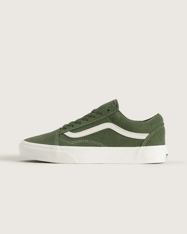 Vans Old Skool Shoes (Dried Kelp Green) - 3.5 Boys / 5.0 Women