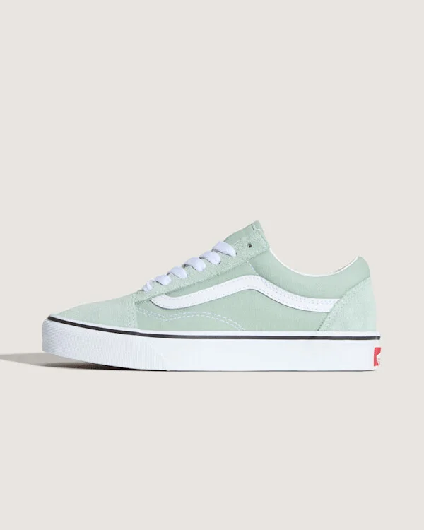 Vans Old Skool Shoes (Grey Mint Green) - 3.5 Boys / 5.0 Women