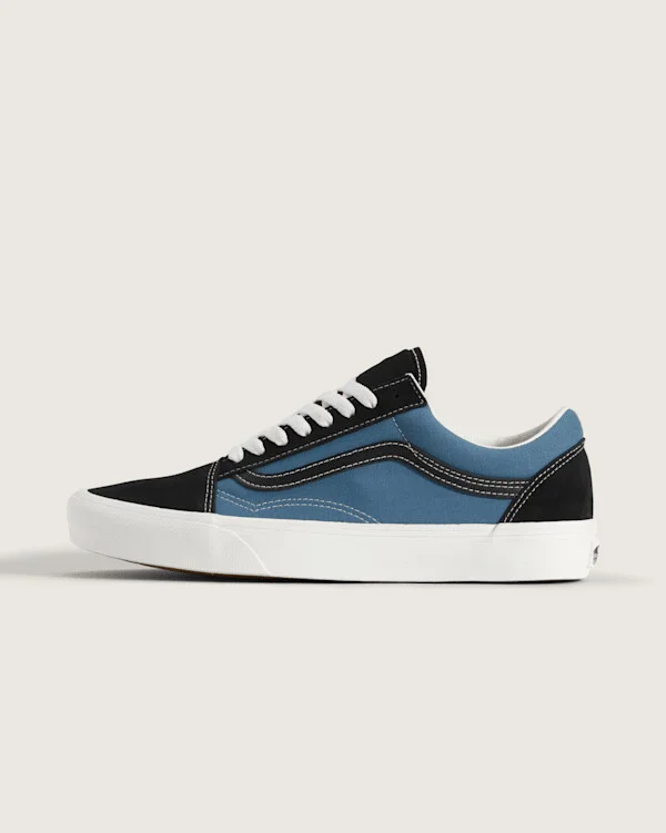 Vans Old Skool Shoes (Navy Blue / Black) - 3.5 Boys 5.0 Women