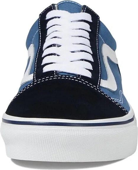 Vans Old Skool Shoes Navy : Men's 7 - Women's 8.5 Medium, Canvas/Leather/Suede - Image 6