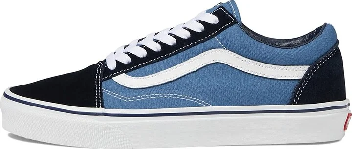 Vans Old Skool Shoes Navy : Men's 7 - Women's 8.5 Medium, Canvas/Leather/Suede - Image 7
