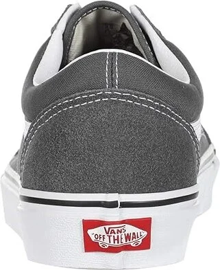 Vans Old Skool Shoes Pewter/True White : Men's 4 - Women's 5.5 Medium, Canvas/Rubber/Suede - Image 5
