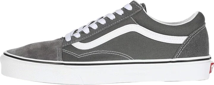 Vans Old Skool Shoes Pewter/True White : Men's 4 - Women's 5.5 Medium, Canvas/Rubber/Suede - Image 7