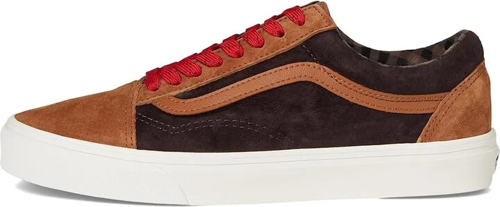 Vans Old Skool Shoes Pig Suede Plaid Glazed Ginger : Men's 7 - Women's 8.5 Medium, Canvas/Rubber/Suede - Image 6
