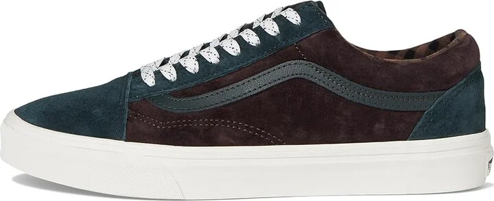 Vans Old Skool Shoes Pig Suede Plaid Scarab : Men's 6 - Women's 7.5 Medium, Canvas/Rubber/Suede - Image 6