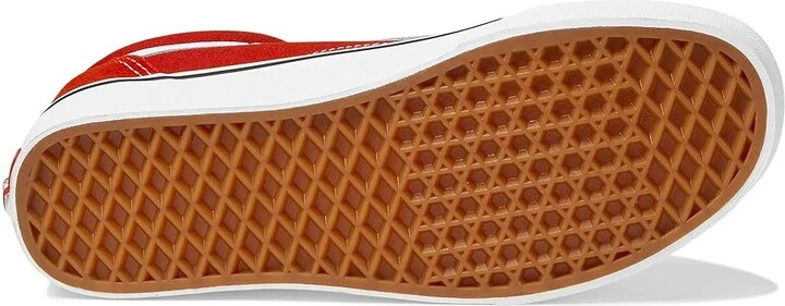 Vans Old Skool Shoes Racing Red/True White : Men's 10.5 - Women's 12 Medium, Canvas/Suede - Image 4