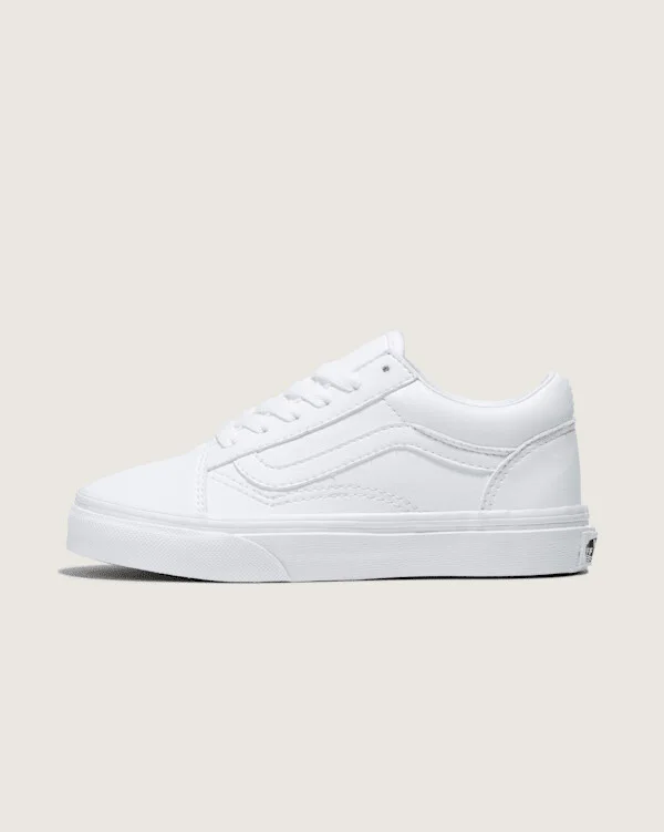 Vans Old Skool Shoes (True White) - 3.5 Boys / 5.0 Women