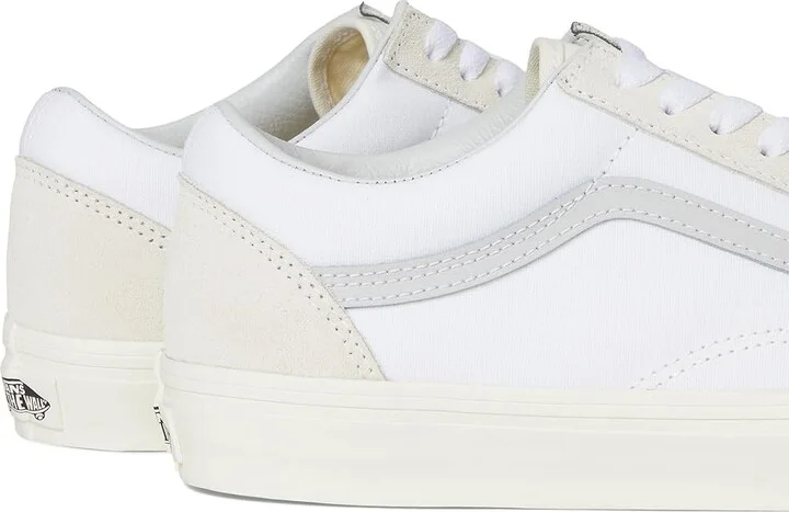 Vans Old Skool Skate Shoes 2-Tone Marshmallow/White : Men's 4 - Women's 5.5 Medium, Canvas/Rubber/Suede - Image 7