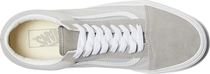 Vans Old Skool Skate Shoes Canvas/Suede Block Gray : Men's 7.5 - Women's 9 Medium, Canvas/Rubber/Suede - Image 2