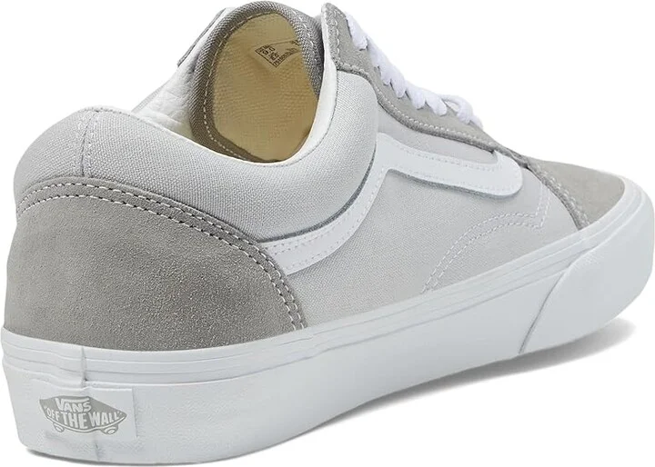 Vans Old Skool Skate Shoes Canvas/Suede Block Gray : Men's 7.5 - Women's 9 Medium, Canvas/Rubber/Suede - Image 4
