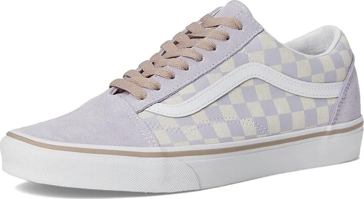 Vans Old Skool Skate Shoes Checkerboard Evening Haze : Men's 10.5 - Women's 12 Medium, Canvas/Rubber/Suede - Image 5