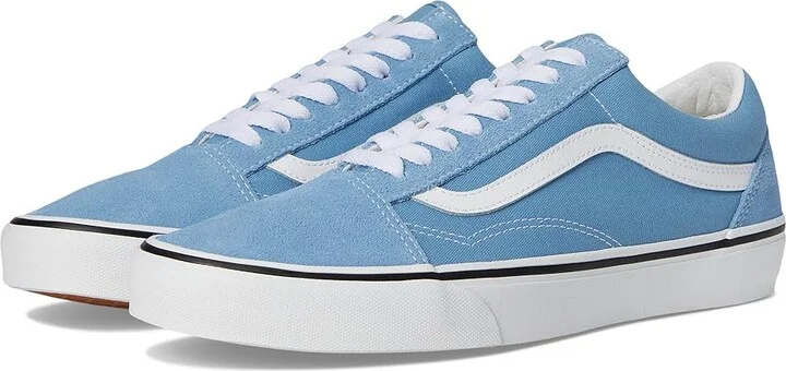 Vans Old Skool Skate Shoes Color Theory Heritage Blue : Men's 3.5 - Women's 5 Medium, Canvas/Rubber/Suede