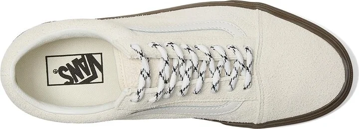 Vans Old Skool Skate Shoes Hairy Suede Marshmallow : Men's 4.5 - Women's 6 Medium, Canvas/Rubber/Suede - Image 2