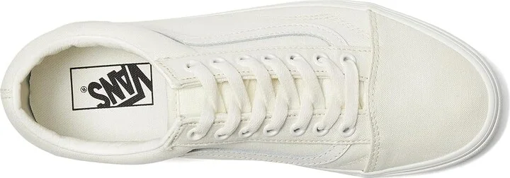 Vans Old Skool Skate Shoes Linen Marshmallow : Men's 7 - Women's 8.5 Medium, Canvas/Rubber/Suede - Image 2