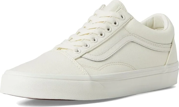 Vans Old Skool Skate Shoes Linen Marshmallow : Men's 7 - Women's 8.5 Medium, Canvas/Rubber/Suede - Image 5
