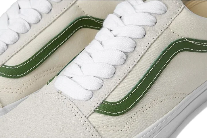 Vans Old Skool Skate Shoes Pop Green : Men's 11 - Women's 12.5 Medium, Canvas/Rubber/Suede - Image 7