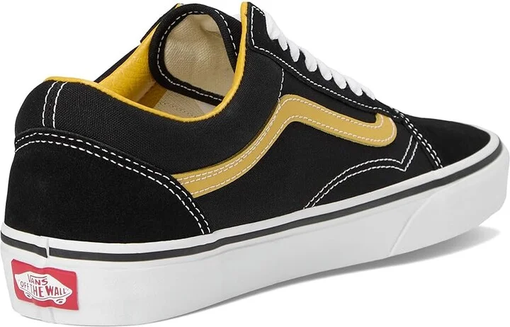 Vans Old Skool Skate Shoes Pop Yellow : Men's 4 - Women's 5.5 Medium, Canvas/Rubber/Suede - Image 4
