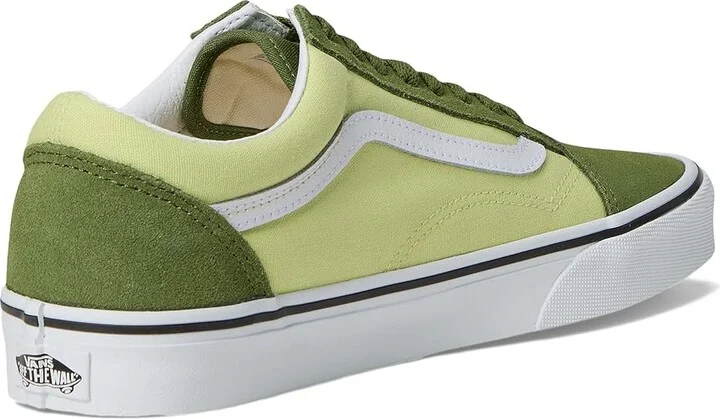 Vans Old Skool Skate Shoes Shadow Lime : Men's 3.5 - Women's 5 Medium, Canvas/Rubber/Suede - Image 4