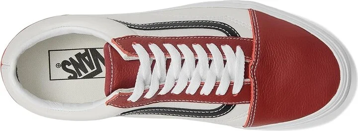 Vans Old Skool Skate Shoes Sport Red/Black : Men's 5 - Women's 6.5 Medium, Canvas/Rubber/Suede - Image 2