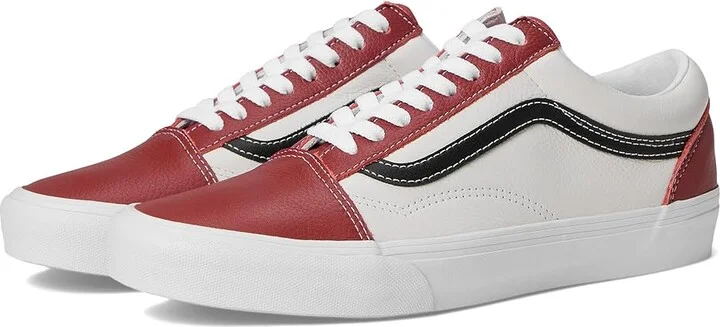 Vans Old Skool Skate Shoes Sport Red/Black : Men's 5 - Women's 6.5 Medium, Canvas/Rubber/Suede