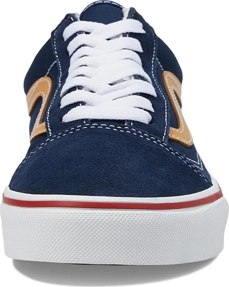 Vans Old Skool Skate Shoes Tri-Tone Navy/Yellow : Men's 8.5 - Women's 10 Medium, Canvas/Rubber/Suede - Image 5