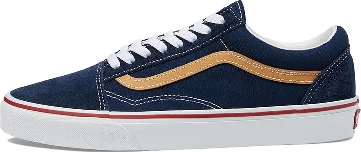 Vans Old Skool Skate Shoes Tri-Tone Navy/Yellow : Men's 8.5 - Women's 10 Medium, Canvas/Rubber/Suede - Image 6