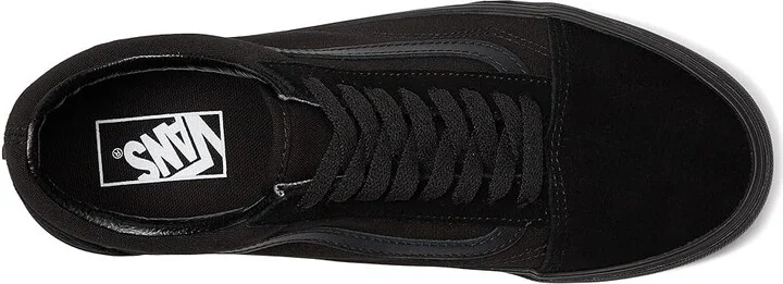 Vans Old Skool Stackform Shoes Suede/Canvas Black/Black : Men's 3.5 - Women's 5 Medium - Image 2