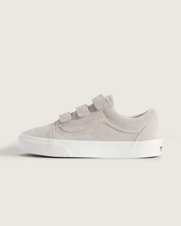 Vans Old Skool V Shoes (Mushroom Brown) - 3.5 Boys / 5.0 Women